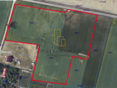 Działka inwestycyjna Miękinia