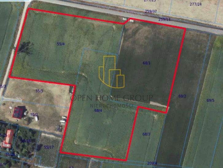 Działka inwestycyjna Miękinia