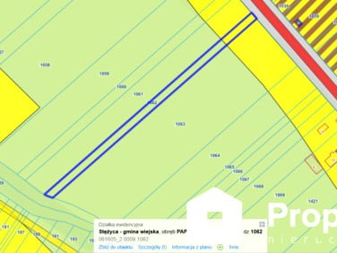 Działka rolna Paprotnia