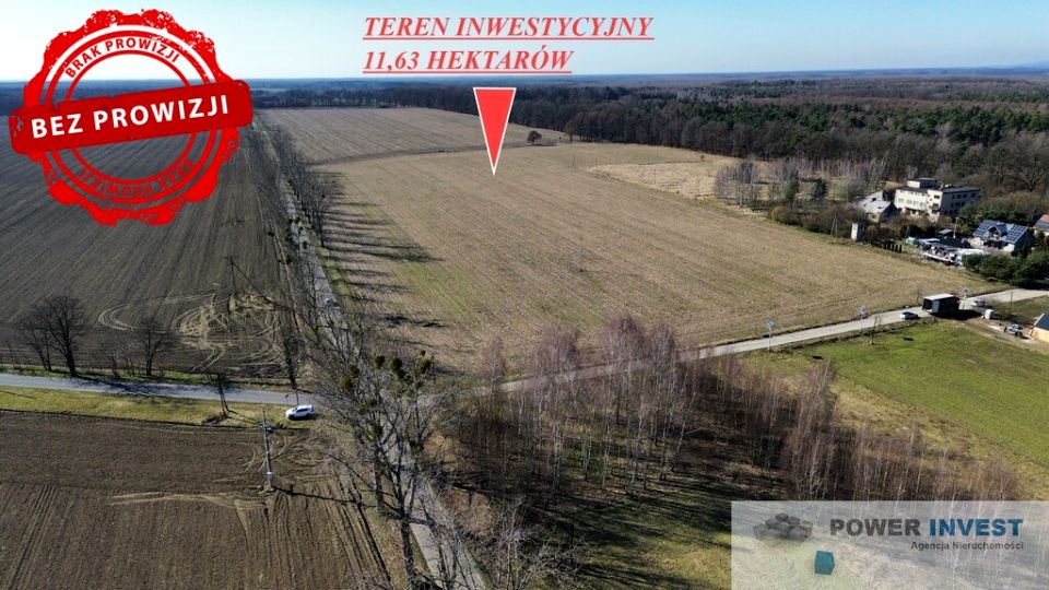 Działka usługowa Bojszów