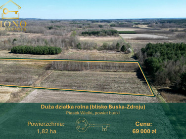 Działka rolna Piasek Wielki