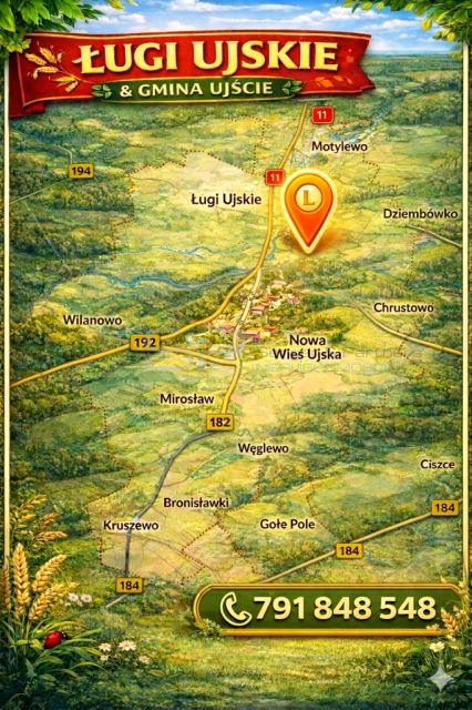 Działka inwestycyjna Ujście