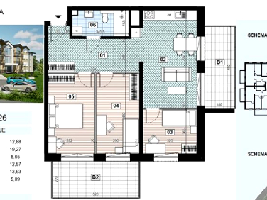 Mieszkanie blok mieszkalny sprzedaż