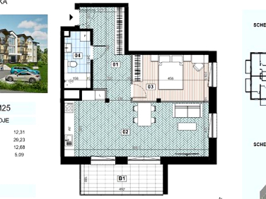 Mieszkanie blok mieszkalny Sanok