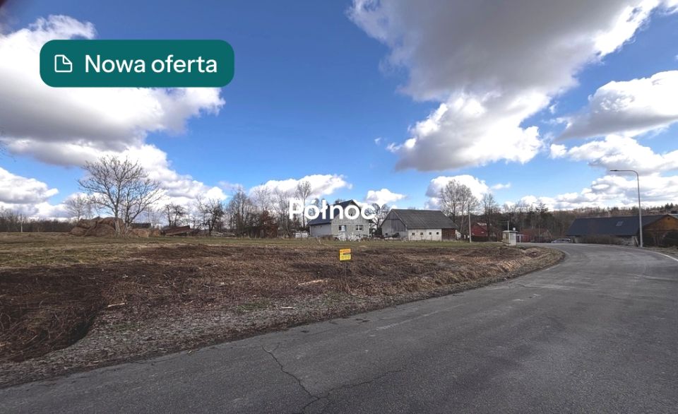 Działka budowlana Łomna