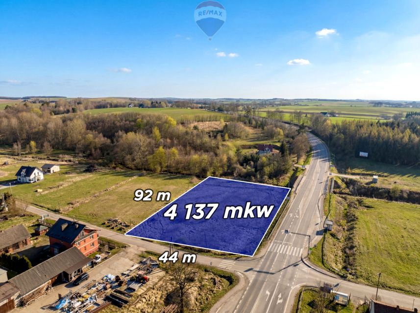 Działka usługowa Szczepanowice