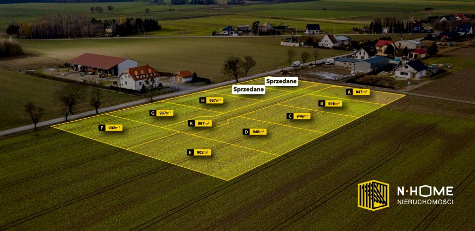 Działka budowlano-rolna długołęka, stępin