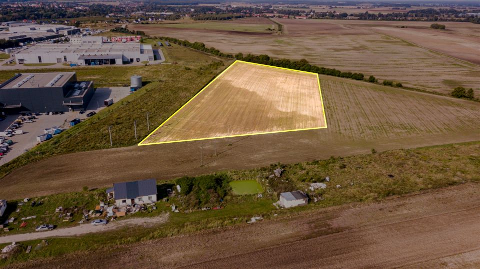 Działka budowlano-rolna środa śląska , komorniki