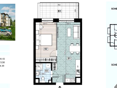 Mieszkanie blok mieszkalny sprzedaż