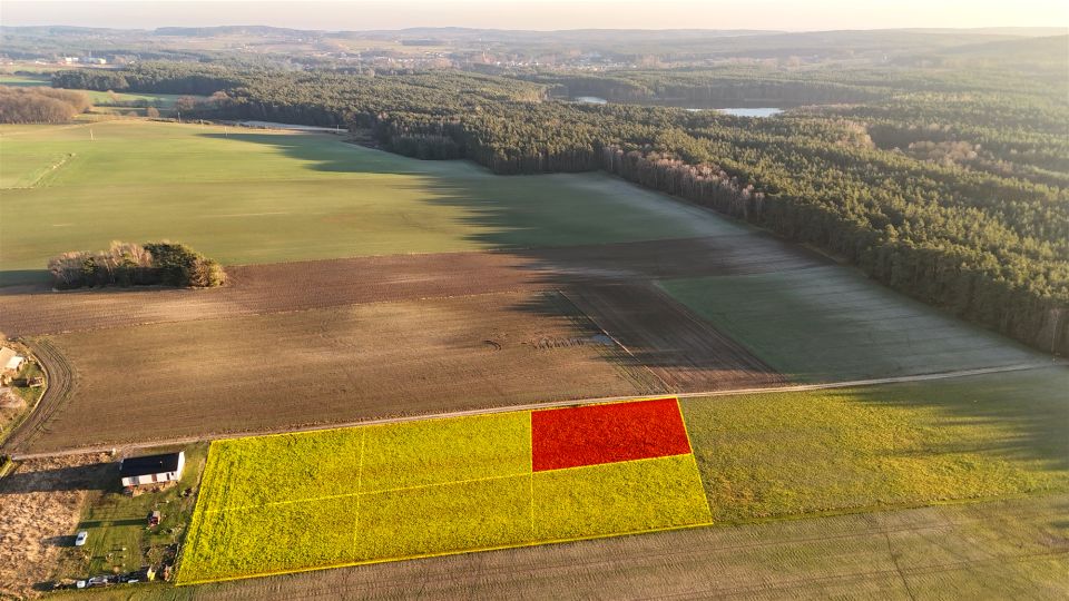 Działka budowlano-rolna kobyla góra, myślniew