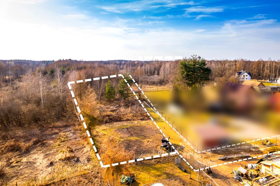 Działka inwestycyjna Mokrzyska