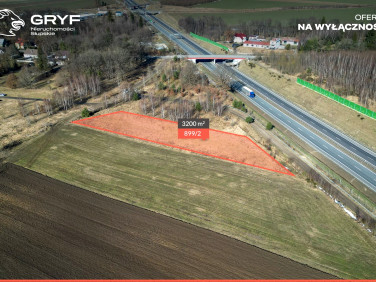 Działka usługowa Widzino