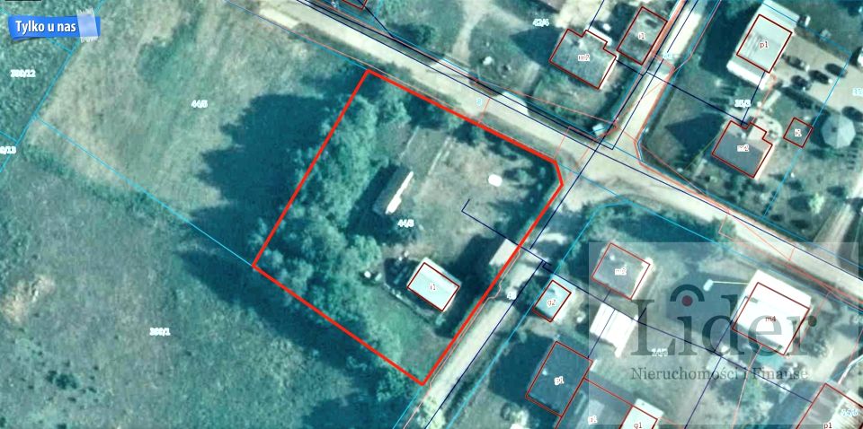 Zabudowana działka Kanin