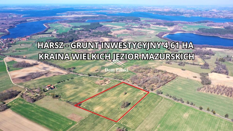 Działka inwestycyjna Harsz