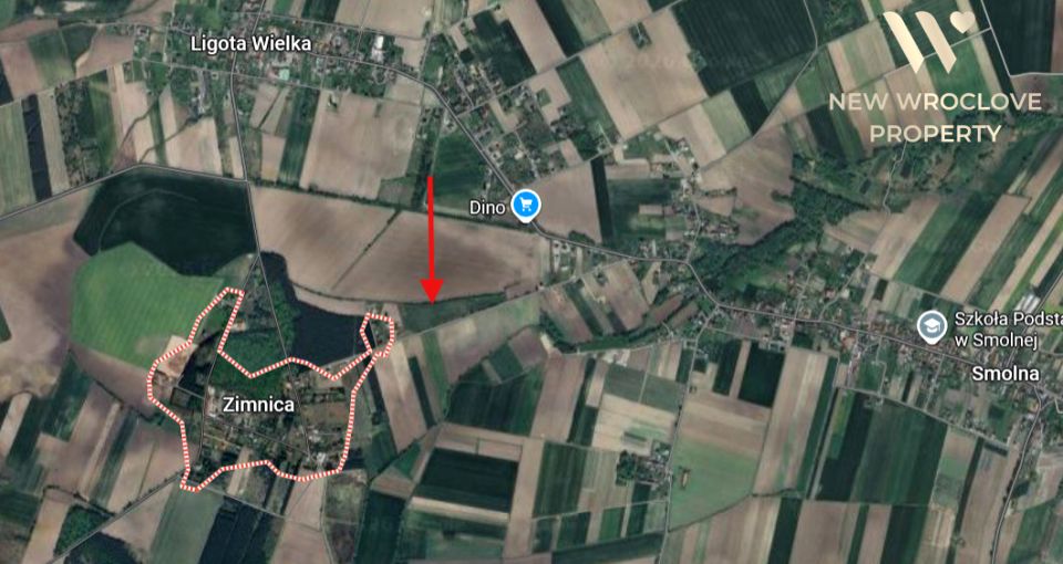 Działka budowlana Zimnica