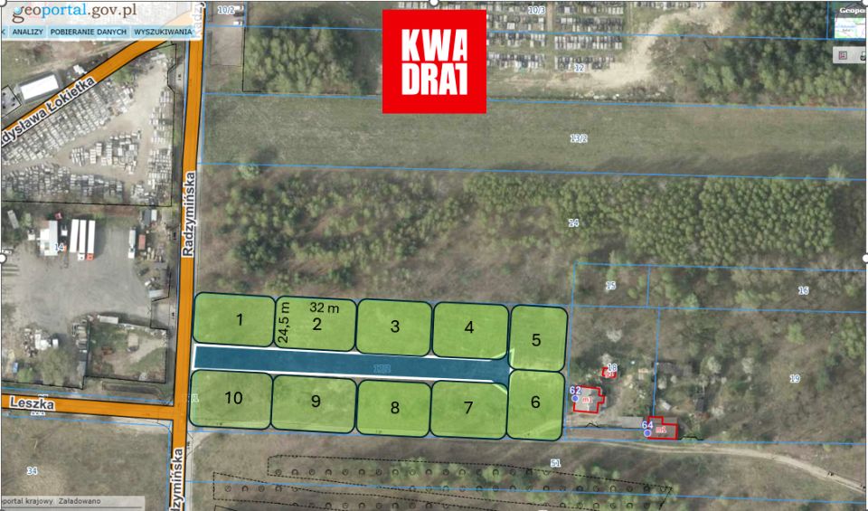 Działka budowlana Kobyłka