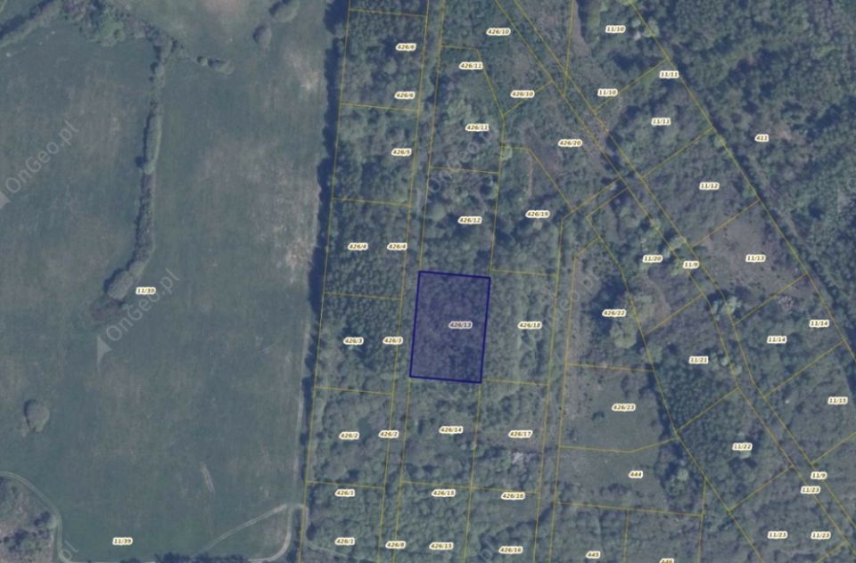 Działka rolna Pręgowo