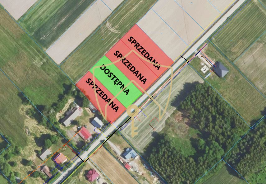 Działka budowlana Łączki Brzeskie