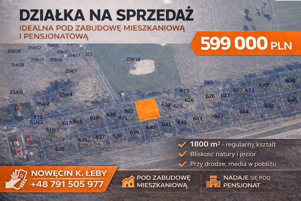 Działka budowlana Nowęcin