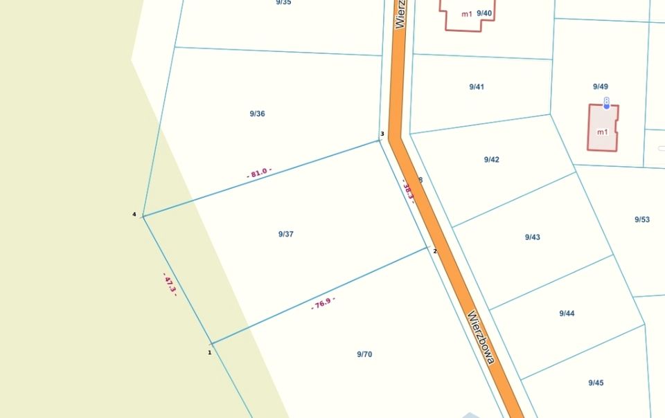 Działka budowlana Porażyn