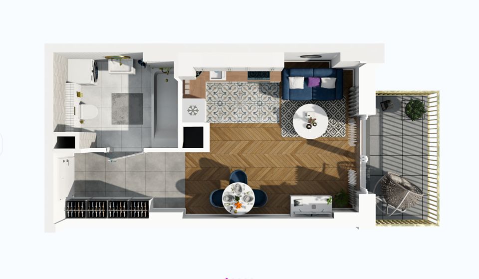 Mieszkanie przy lesie