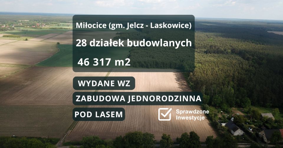 Pusta działka Jelcz-Laskowice