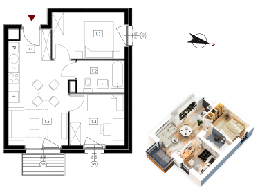 Mieszkanie Gwiazdowo sprzedaż