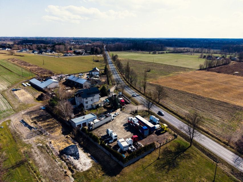 Ogrodzona działka Nowy Adamów