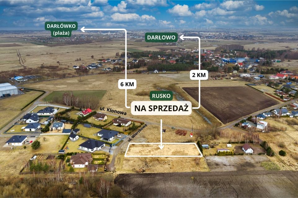 Działka budowlana Rusko