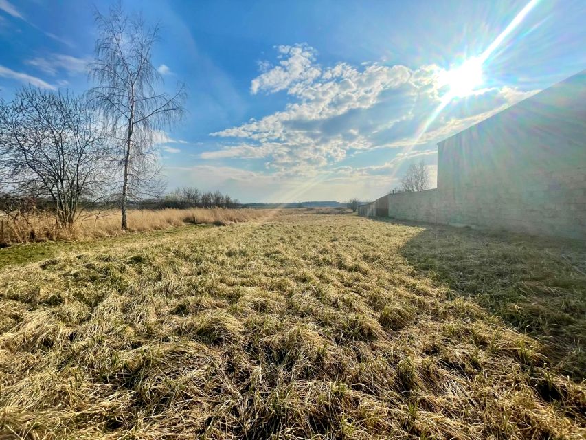 Działka przy lesie