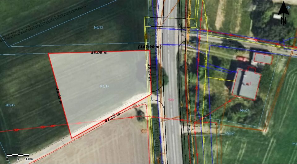 Działka usługowa Wyry