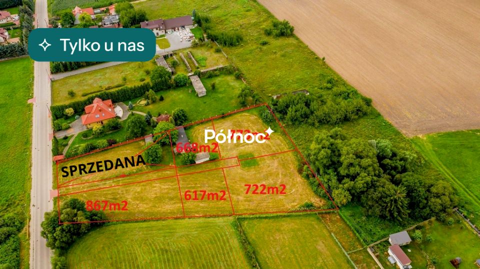 Działka budowlana Stare Kupiski