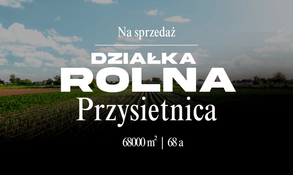 Działka rolna Przysietnica