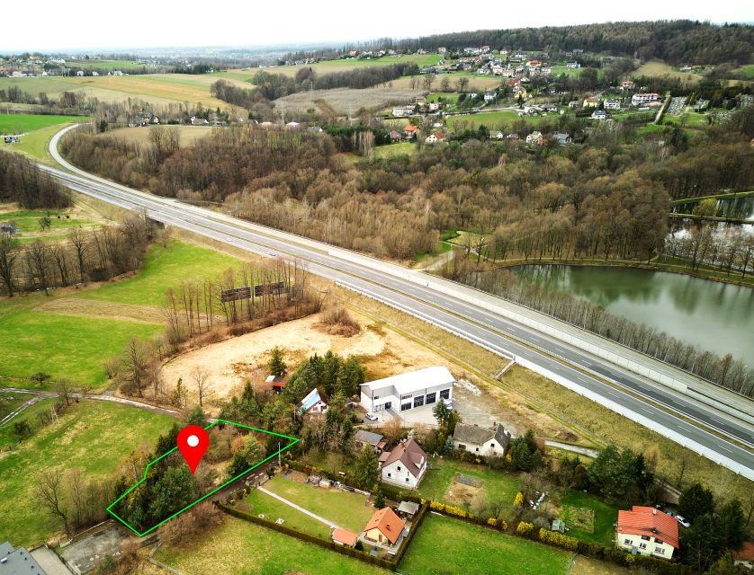 Ogrodzona działka Skoczów