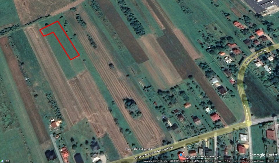 Działka budowlano-rolna Krosno