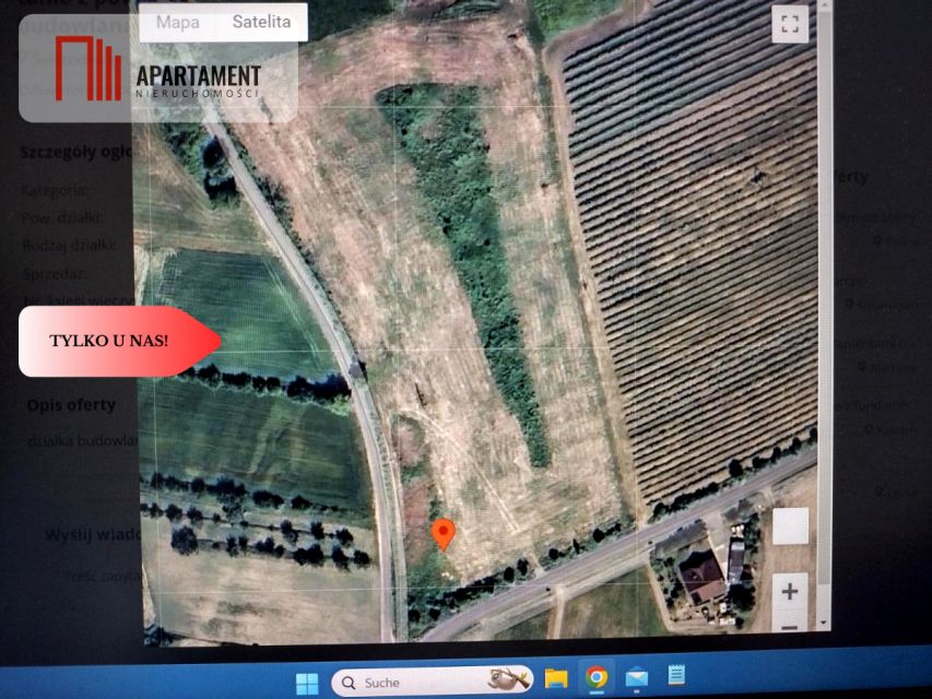 Działka usługowa sprzedam