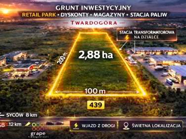 Działka inwestycyjna Twardogóra