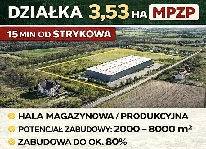 Działka budowlano-rolna Lubowidza