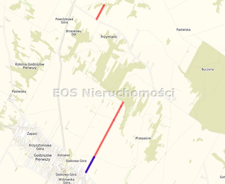 Działka rolna Godziszów