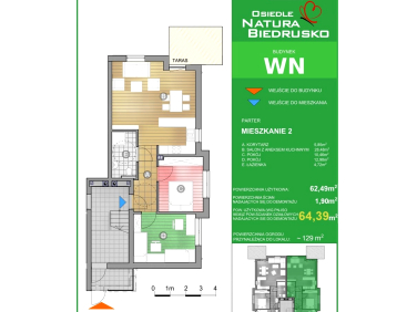 Mieszkanie dom wielorodzinny Biedrusko
