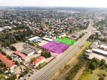 Działka usługowa Łuków