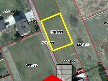 Ogrodzona działka sprzedam