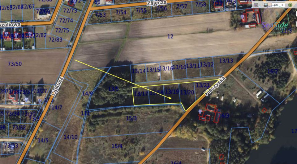 Działka rolna Koleczkowo