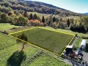 Działka inwestycyjna Koszarawa