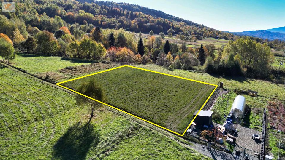 Działka inwestycyjna Koszarawa