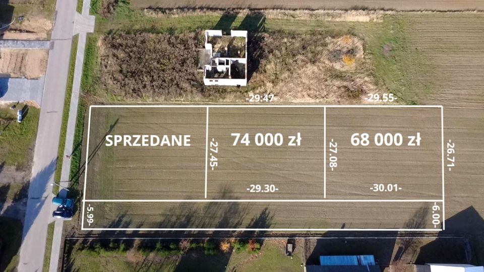 Działka budowlana Parczew