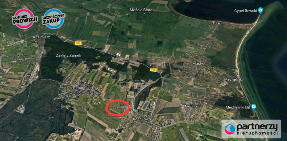 Działka rolna Dębogórze