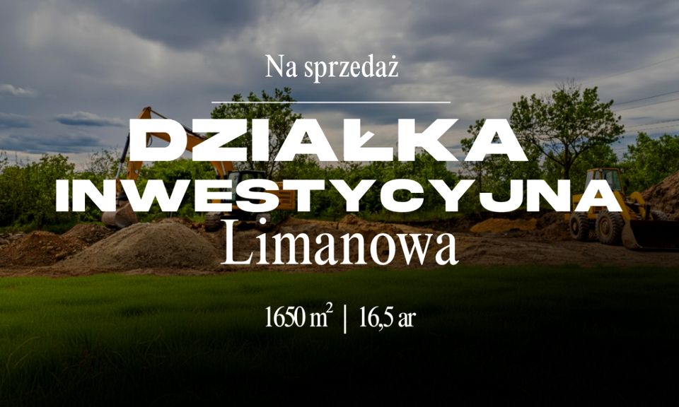 Działka budowlana Limanowa