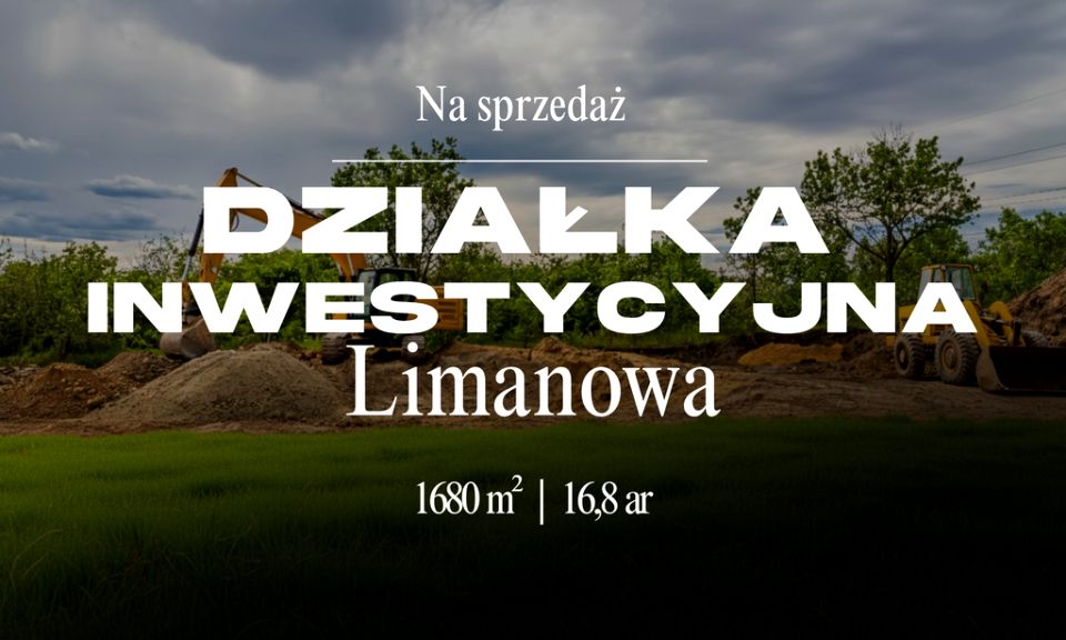 Działka budowlana Limanowa