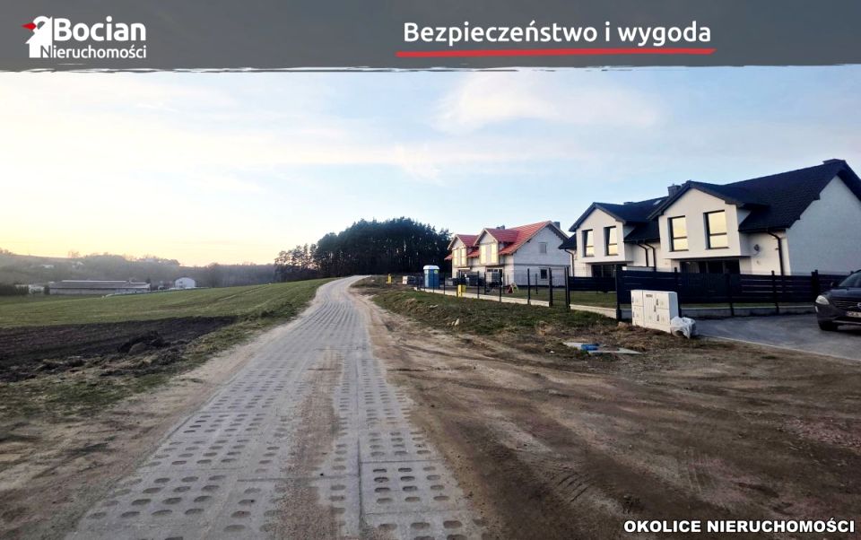 Działka przy lesie